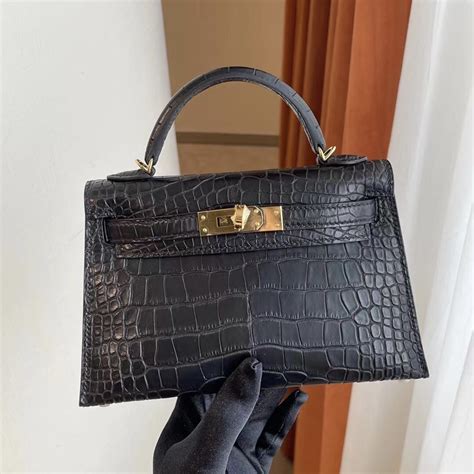 kelly hermes noir|hermes mini kelly 2.